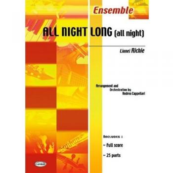 RICHIE Lionel-All Night Long (All Night) para Grupo Instrumental (Partitura y Partes) (Ensemble)