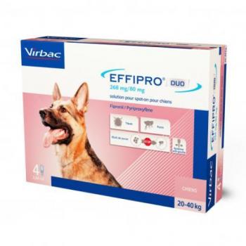 Virbac Effipro Duo Antiparasitaire Pour Chiens 20-40 Kg