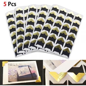 Handmade Retro Kraft Photo Album Corner Stickers