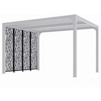 Panneaux moucharabieh en Acier Habrita 4 pour Pergola 3630 BI