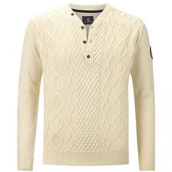 Wollweißer Pullover OELFKE von Jan Vanderstorm
