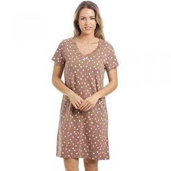 Camille Colorburst Taupe Nightshirt