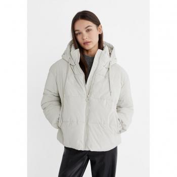 Cappuccio Vaniglia Giubbotto Stradivarius Imbottito M