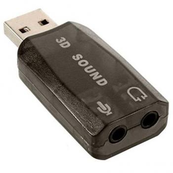 OCIODUAL Adaptateur Audio Externe USB 5.1 3D Jack 3,5 mm