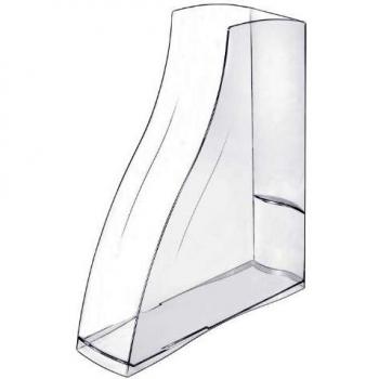 Portariviste CepPro Isis in polistirene 8,3x27,8x32,5 cm trasparente