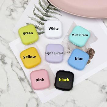 Estuche portátil para lentes de contacto