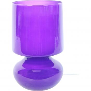 Lampe d’appoint KATIA Verre Violet Cylindrique
