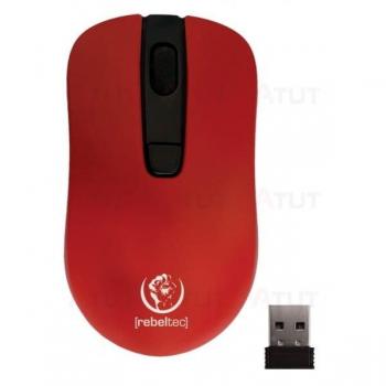 Rebeltec STAR Optische Maus rot kabellos 800/1000/1600 DPI