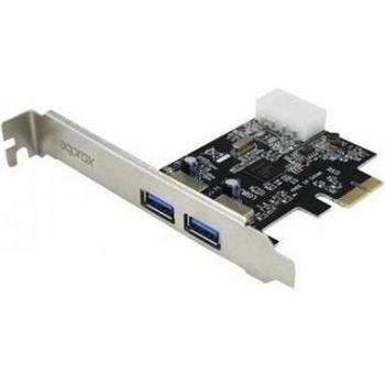 Tarjeta pcie interna 2 puertos usb 3.0 approx apppcie2p3