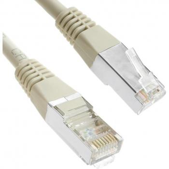 Cable de red BeMatik Cat. 5e FTP 1 metro Gris