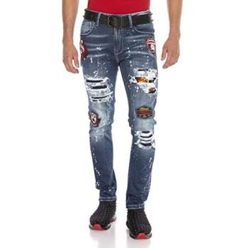 Figurumspielende Straight-Jeans für Herren von CIPO & BAXX