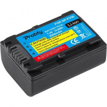 SONY NP-FV50 Battery with Charger for HDR XR550E, XR350E, CX550E, CX350E, CX150E, DCR SR68E, SX83E, SX63E, SX43E, CX230