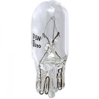 Ampoules 12V 5W T10 (W2.1x9.5D, 10 pièces)