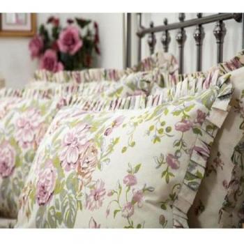 Housse de coussin Belledorm Rose Boutique (Paire) Ivoire/Rose/Vert One Size
