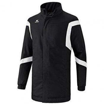 Herren Erima Classic Team Stadionjacke – Schwarz-Weiß, S (Artikel 106616)