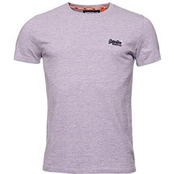 Top Superdry Arancione Etichetta VNT EMB SS S Pale Lil
