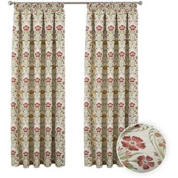 Vermont Thermal Lined Chenille Pencil Pleat Curtains