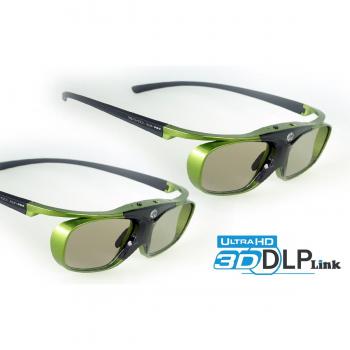 Duo de Lunettes 3D DLP Link Hi-SHOCK® pour projecteurs