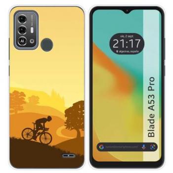Funda de Silicona Zte Blade A53 Pro Ciclista
