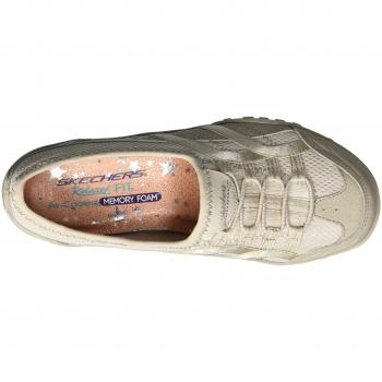 Skechers Damen Breathe Easy-Well Versed Slip On Sneaker, Beige (Natural), 40 EU
