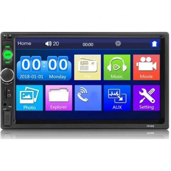 Audio Estéreo 2 Din + GPS en Pantalla Táctil