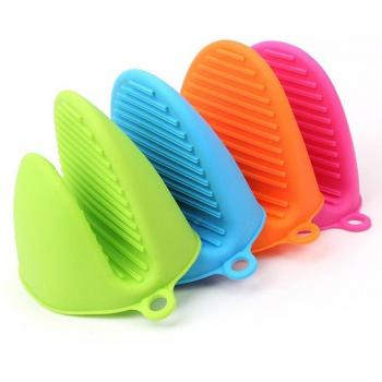 Lebensmittelklassige Silikonhandschuhe mit Fingerclip