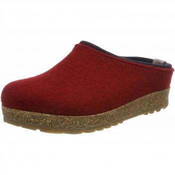 Pantoufles Confort Haflinger Rouge