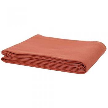 Nappe Rectangulaire en Coton Uni Terracotta 140x250cm