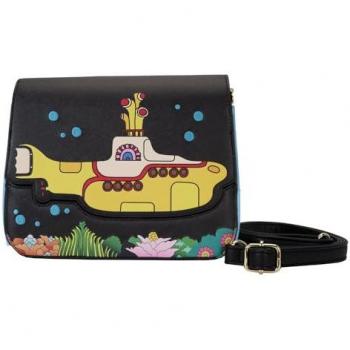 Bolso de Bandolera de Los Beatles con Diseño de Yellow Submarine