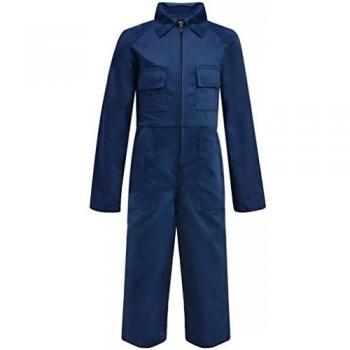 VidaXL Kids Workwear Latzhose – Kindergroß 158/164, blau