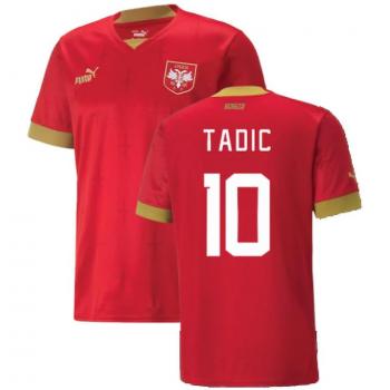 Maillot de football domicile Serbie Puma 2022-2023 (TADIC 10) Rouge Small