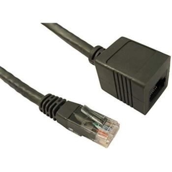 Grey Cat6 Short Cable 0.5m