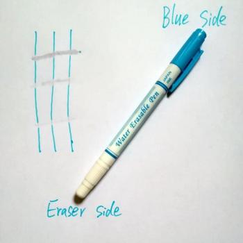 Bolígrafo de sastre dual, tinta desvanecible y lavable