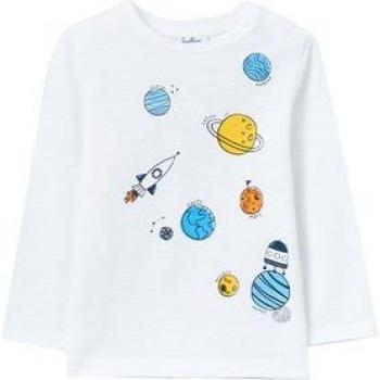 OVS Langarmshirt Sternenhimmel weiß