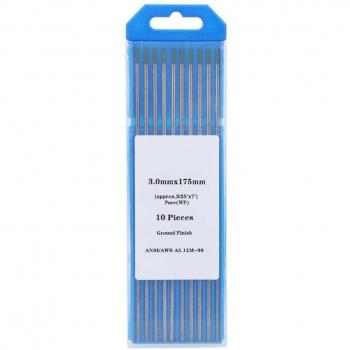 Aiguilles d'électrode WP 3,0x175mm, 10 pièces, bout vert, tungstène pur