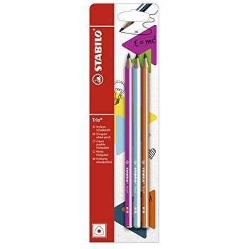 Lot de 3 Crayons Graphite STABILO Trio HB