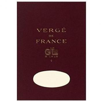 Bloc de papier à lettre vergé de France Ivoire, format A5, 100g/m²
