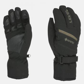 Level Gore-Tex Skihandschuhe für Herren in Schwarz