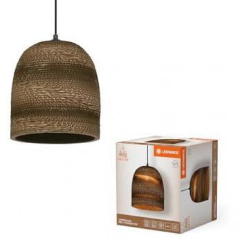 LEDVANCE DECOR Pendelleuchte Decor Cardboard Ball Bell braun, E27