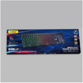 TRAESIO Q30K RGB Teclado Multimedia con Iluminación LED