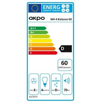 Hotte Aspirante Akpo WK-4 Balance Eco 60