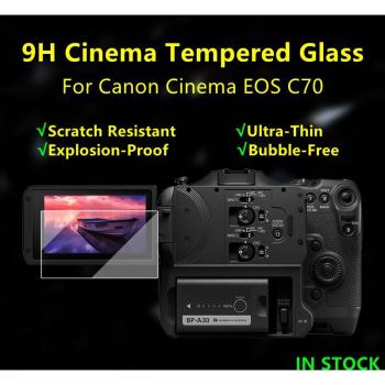 Protector de pantalla de vidrio ultrafino para Canon Cinema EOS C70