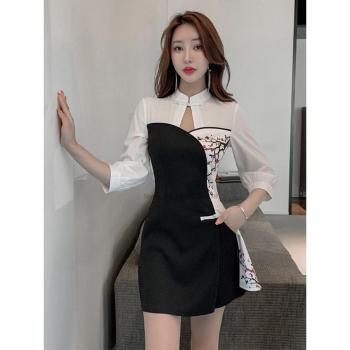 Qipao de Encaje Moderno Mujer