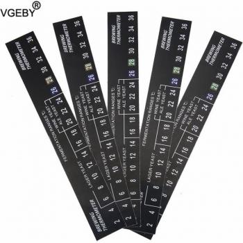 5pcs Homebrew Beer Thermometer Stickers