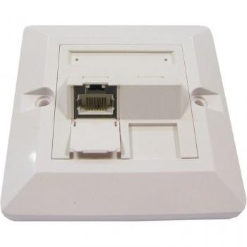 BeMatik 80x80 RJ45 Cat.6 Plaque Murale