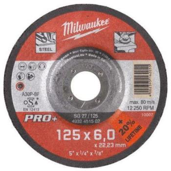 Mola da Smeriglio Milwaukee 125 mm per Metallo