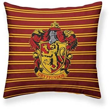 Funda de Cojín Decorativa 45x45cm 100% Algodón Gryffindor