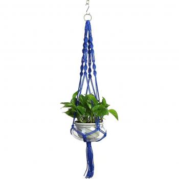 Nylon Tassel Hanging Plant Basket