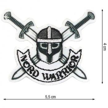 Ecussons Thermocollants Viking 5x5 cm – Médiac – North Warrior Noir