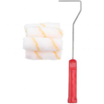 4‑Zoll Malzauberstick – DIY-Pinselrolle, Griff & 10 Teile